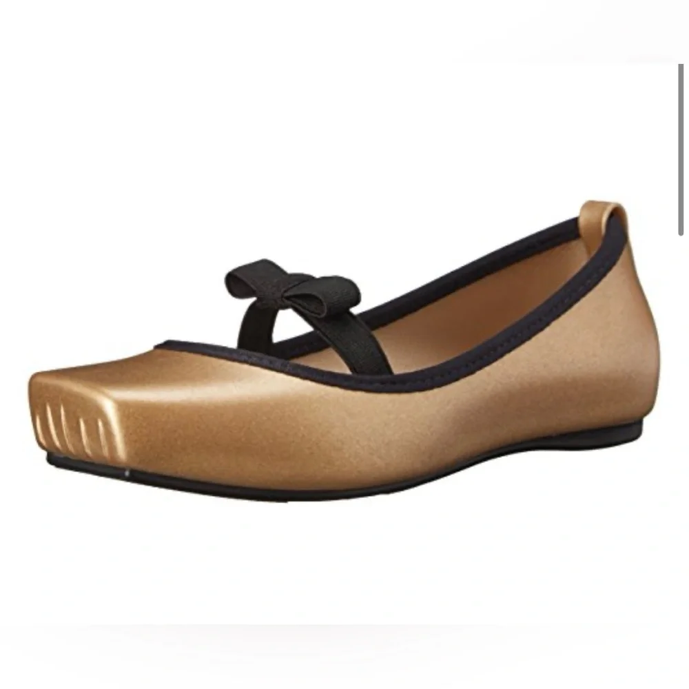 Mel by Melissa Gold Dress Shoes with Bow